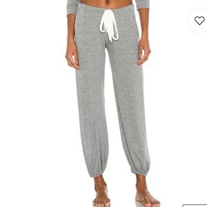 Eberjey size L gray drawstring waist pant NWOT